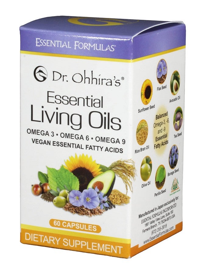 essential formulas Dr. Ohhira Vegan Omega 3 Efa And Fish Oil Alternative 60 Capsules - Image 1