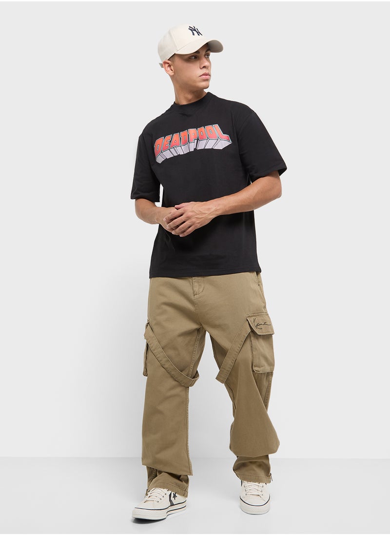MARVEL - Graphic Deadpool Oversized T-Shirt - Image 1