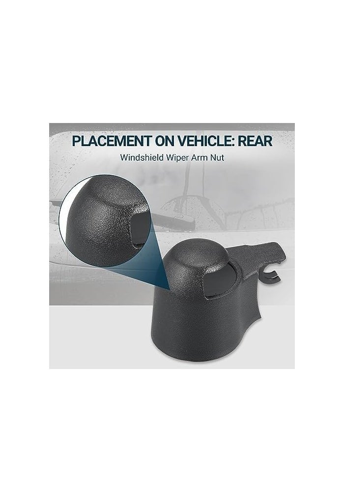Wivplex Rear Right Windshield Wiper Arm Nut Cover for VW Transporter T5 - Image 2