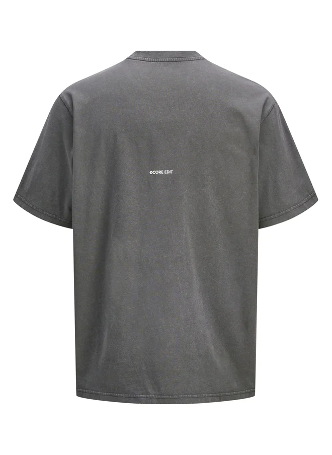 جاك اند جونز Jcointerlude Wash Short Sleeve Crew Neck T-Shirt