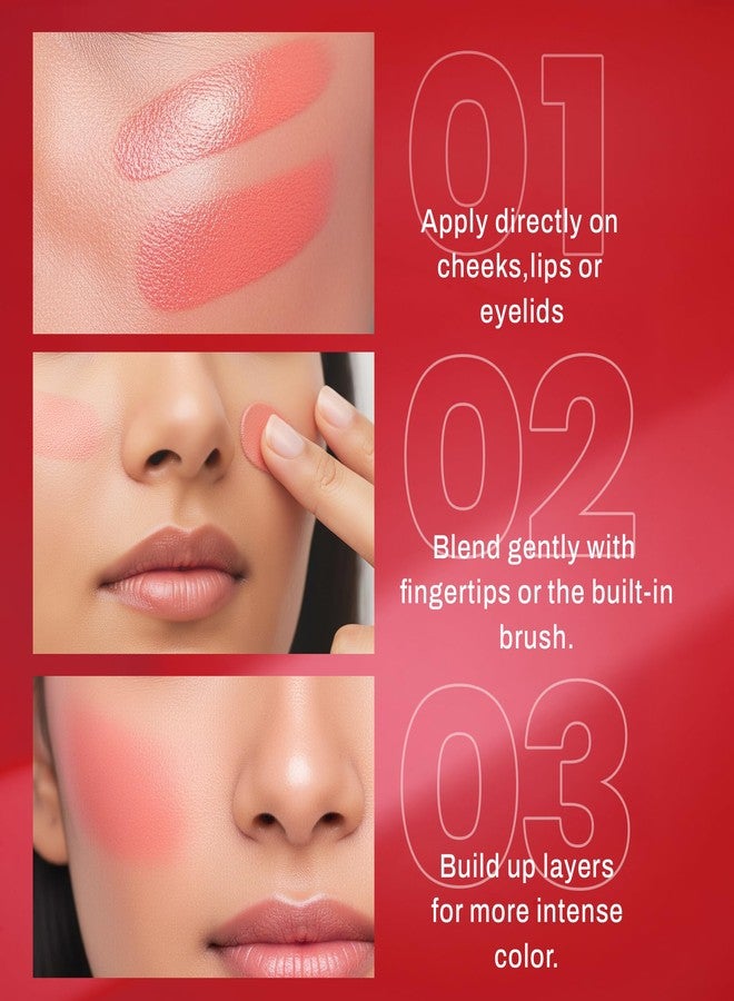 Maliao Velvet Blush Makeup Stick - Luxurious Flush for All Skin Types (05) - Image 5