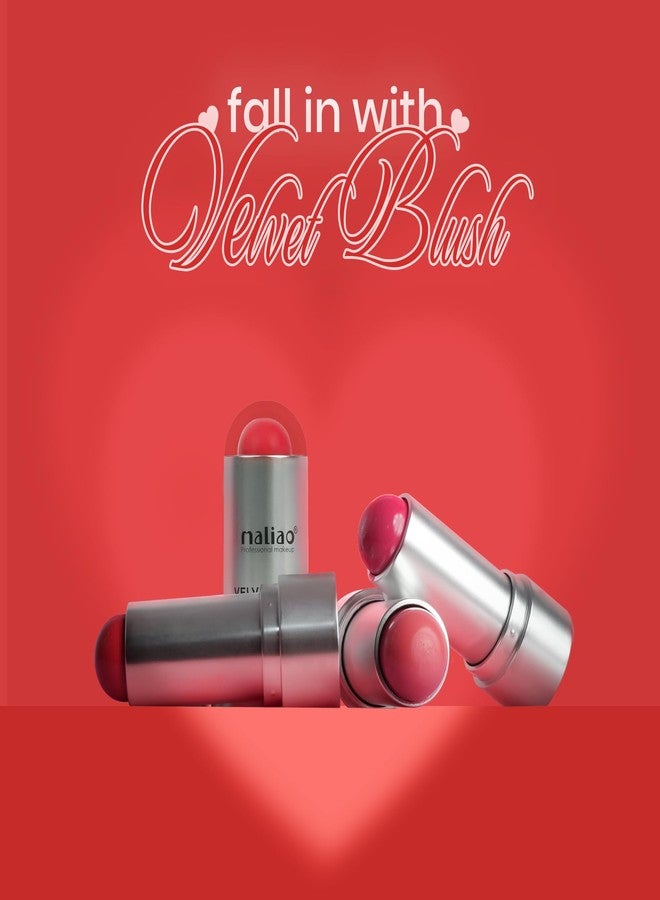 Maliao Velvet Blush Makeup Stick - Luxurious Flush for All Skin Types (05) - Image 4