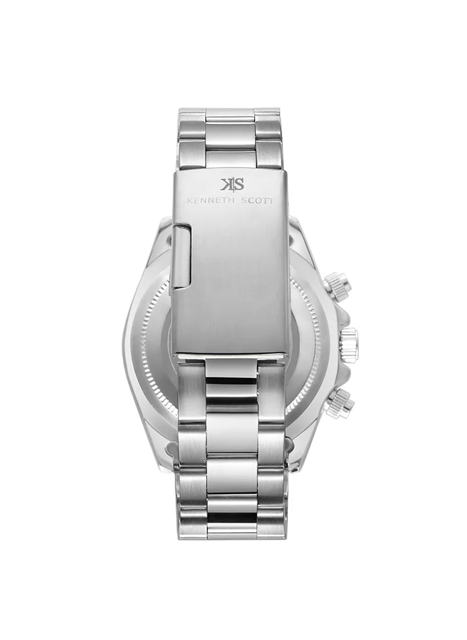 KENNETH SCOTT Kenneth Scott Men's Blue Dial Multi fn Watch - K23123-SBSL