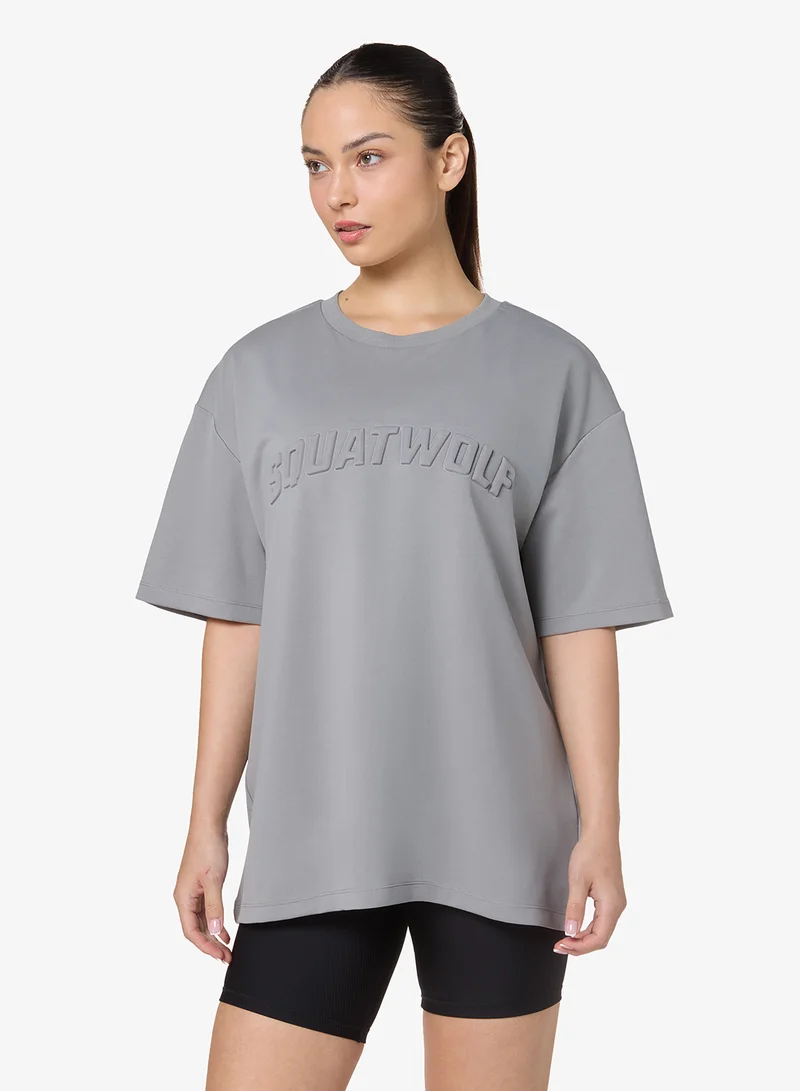 SQUATWOLF Statement Oversized Short Sleeve Tee