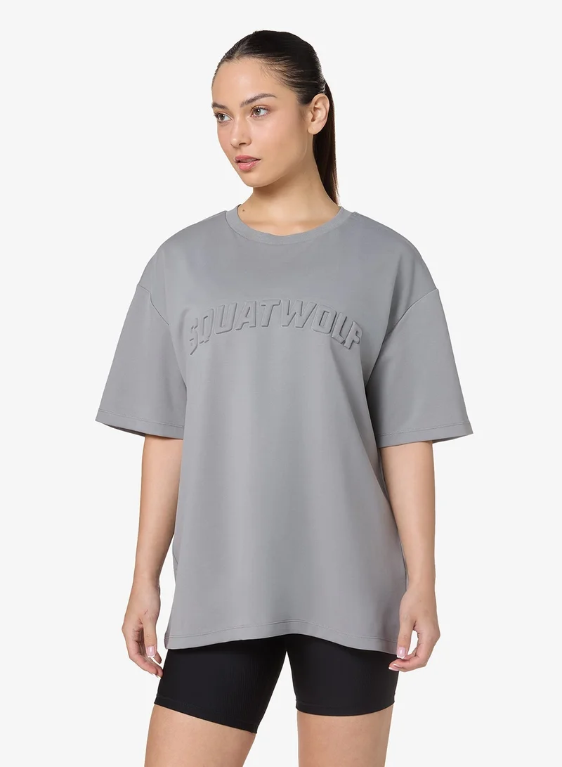 SQUATWOLF Statement Oversized Short Sleeve Tee