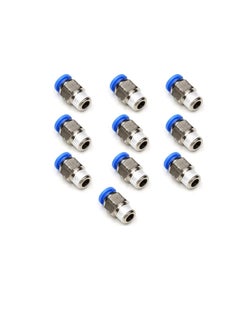 Generic PU Pipe & Fittings Polyurethane Pneumatic Pipe Push in to Connect Fittings Male Socket Pack of 5, 6mmx1/4"  - Image 3