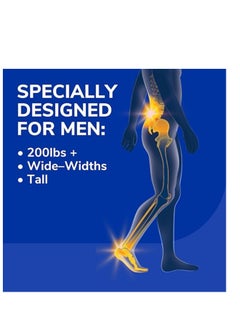 Dr. Scholl's Dr. Scholl's Heavy Duty Support Insole Orthotics, Big & Tall, 200lbs+, Wide Feet, Shock Absorbing, Arch Support, Distributes Pressure, Trim to Fit Inserts, Work Boots & Shoes, Men Size 8-14, 1 Pair  - Image 2