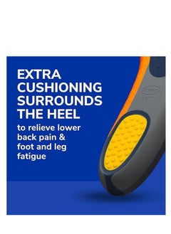 Dr. Scholl's Dr. Scholl's Heavy Duty Support Insole Orthotics, Big & Tall, 200lbs+, Wide Feet, Shock Absorbing, Arch Support, Distributes Pressure, Trim to Fit Inserts, Work Boots & Shoes, Men Size 8-14, 1 Pair  - Image 3
