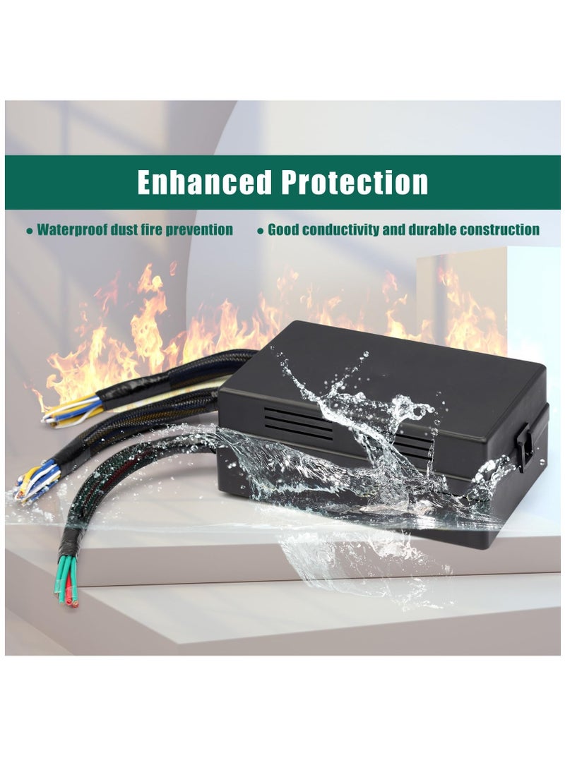 Zikra 15 Slots Fuse Relay Box 12V Automotive, Fuse Relay Block Pre-Wired, 10 Way Relay Panel, Universal Waterproof Relay Box ATC/ATO Fuse Holder, Fuse Block and Relay Kit for Auto Car Truck Marine Boat - Image 4