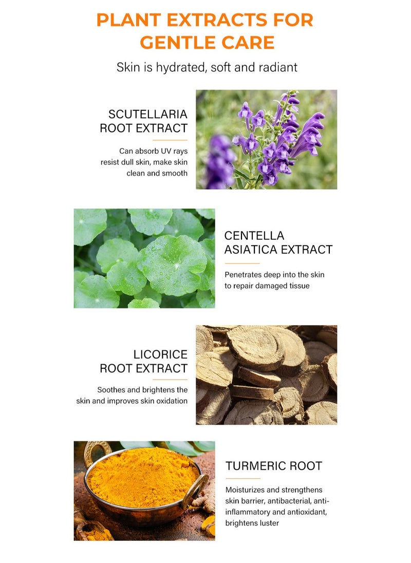 MOOYAM Turmeric Dark Spot Correcting Toner, Facial Toner for Acne Prone Skin,Blemish Removing Facial Moisturizer  Hyperpigmentation Treatment，Anti-aging Moisturizing Essential Care Brighten Improve Fine Line  - Image 4