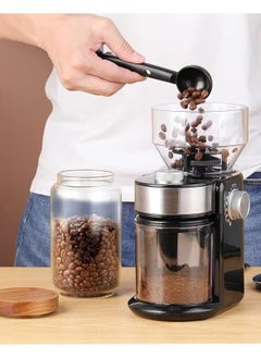 ASIV Electric Coffee Grinder, Flat Disc Adjustable Coffee Grinder with 16 Precise Grind Settings, Automatic Coffee Grinder for French Press Coffee, Drip Coffee and Espresso  - Image 4