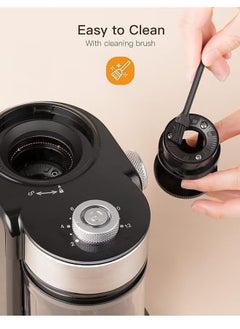 ASIV Electric Coffee Grinder, Flat Disc Adjustable Coffee Grinder with 16 Precise Grind Settings, Automatic Coffee Grinder for French Press Coffee, Drip Coffee and Espresso  - Image 5