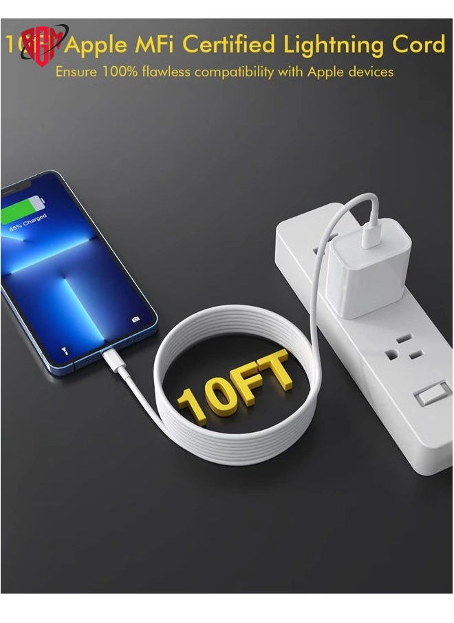 BGM - 20W PD Fast Charger Type C Power Wall Charger Block 6FT USB C to Lightning Cable Compatible iPhone 12/12 Mini/12 Pro Max/11 Pro/Xs - Image 1