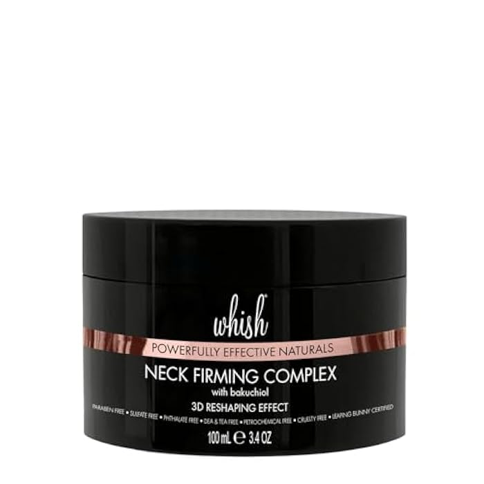 Whish Neck Firming Cream with Bakuchiol - 3D Reshaping Effect for Neck, Jawline & Chin - 3.4oz - Image 1