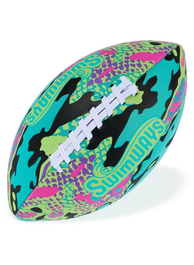 سويم وايز كرة قدم مقاومة للماء، ألعاب خارجية للكبار والصغار، ملحقات حمام السباحة وألعاب حفلات حمام السباحة، 9.25 بوصة، أزرق - Image 1