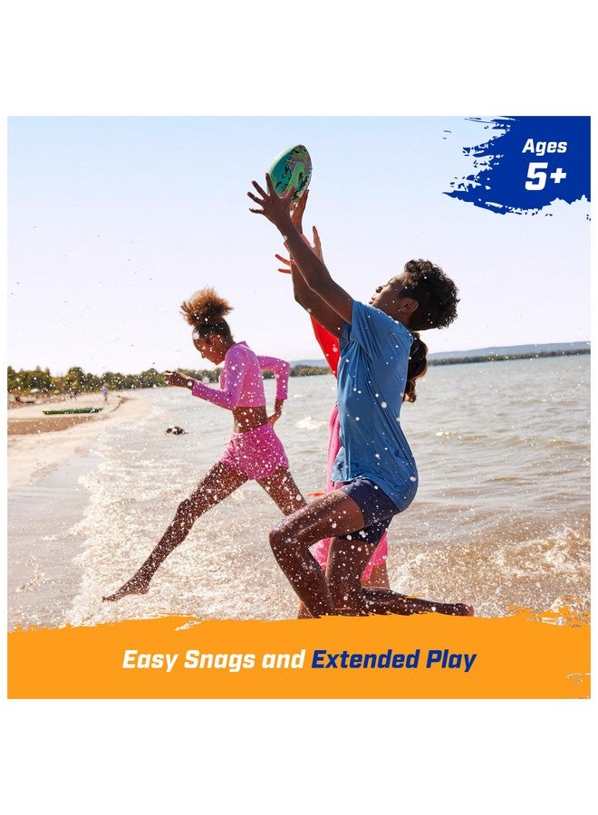 سويم وايز كرة قدم مقاومة للماء، ألعاب خارجية للكبار والصغار، ملحقات حمام السباحة وألعاب حفلات حمام السباحة، 9.25 بوصة، أزرق - Image 4