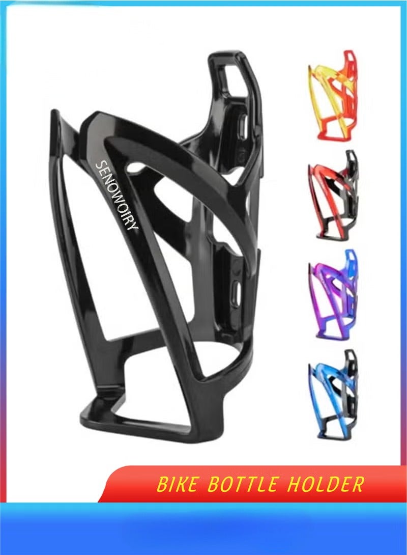 Durable Bike Water Bottle Holder Ultra-Light with Screws Tool, Universal Cup Holder Rack for MTB Road (Black） - Image 1