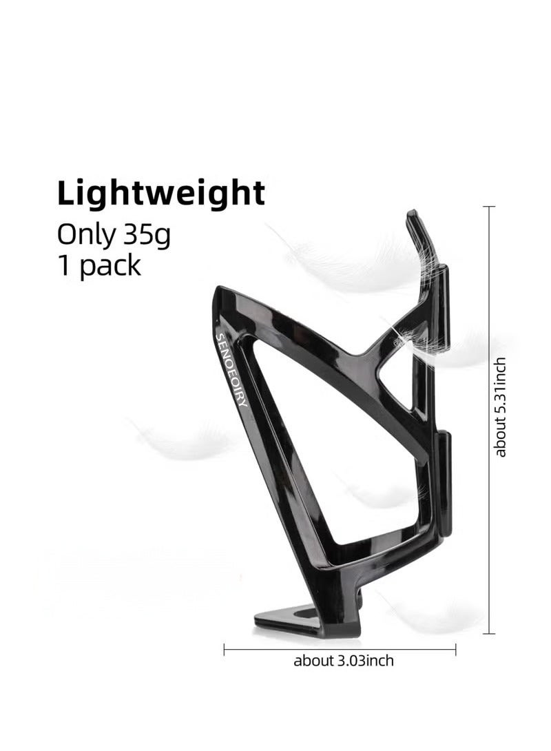 Durable Bike Water Bottle Holder Ultra-Light with Screws Tool, Universal Cup Holder Rack for MTB Road (Black） - Image 2
