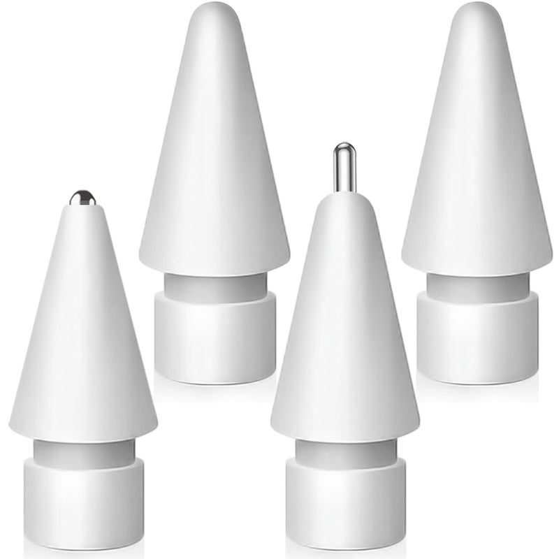 SIXFU Upgraded Replacement Tips for Apple Pencil, Mix Metal Tips for Apple Pencil 2nd Generation/ 1st Gen/USB C/Pencil Pro Tips(4 Pack) - Image 1