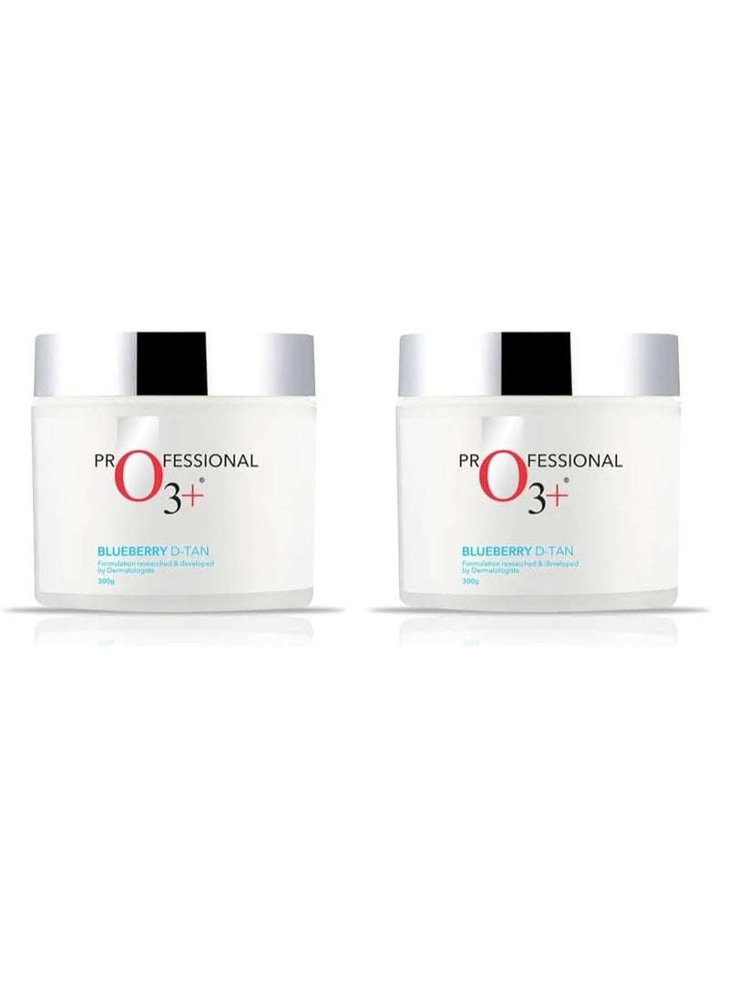O3+ Blueberry D-Tan® with Natural Extracts for Tan Removal & Sun Damage Protection Ideal for Dry Skin (300 g) - Image 1