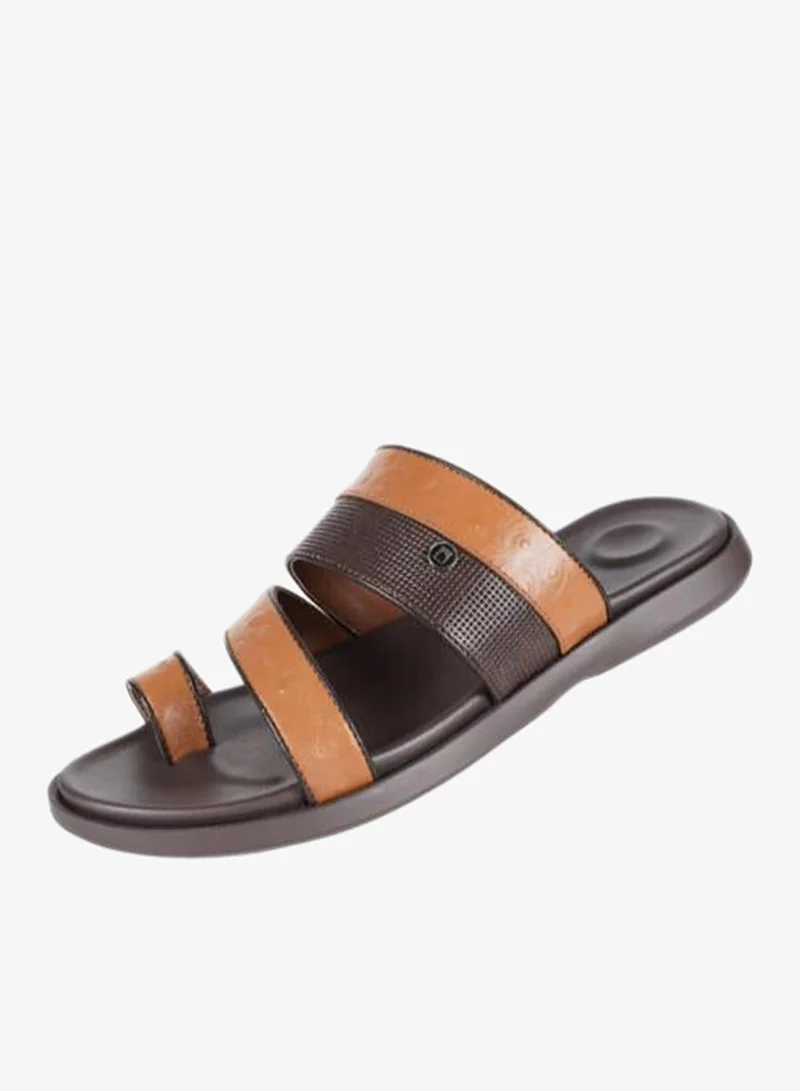 008-3487 Barjeel Uno Mens Finger Grip Sandals 8096-1 Tan