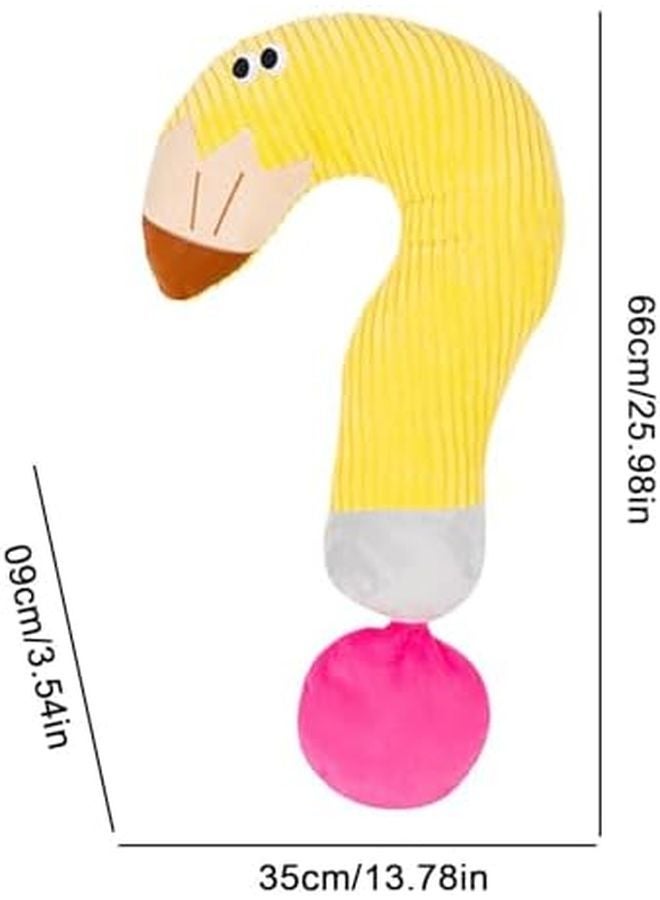 وسادة سرير كلب صفراء قابلة للغسل، مساعدة مريحة لنوم الحيوانات الأليفة، ديكور سرير دافئ - Image 3