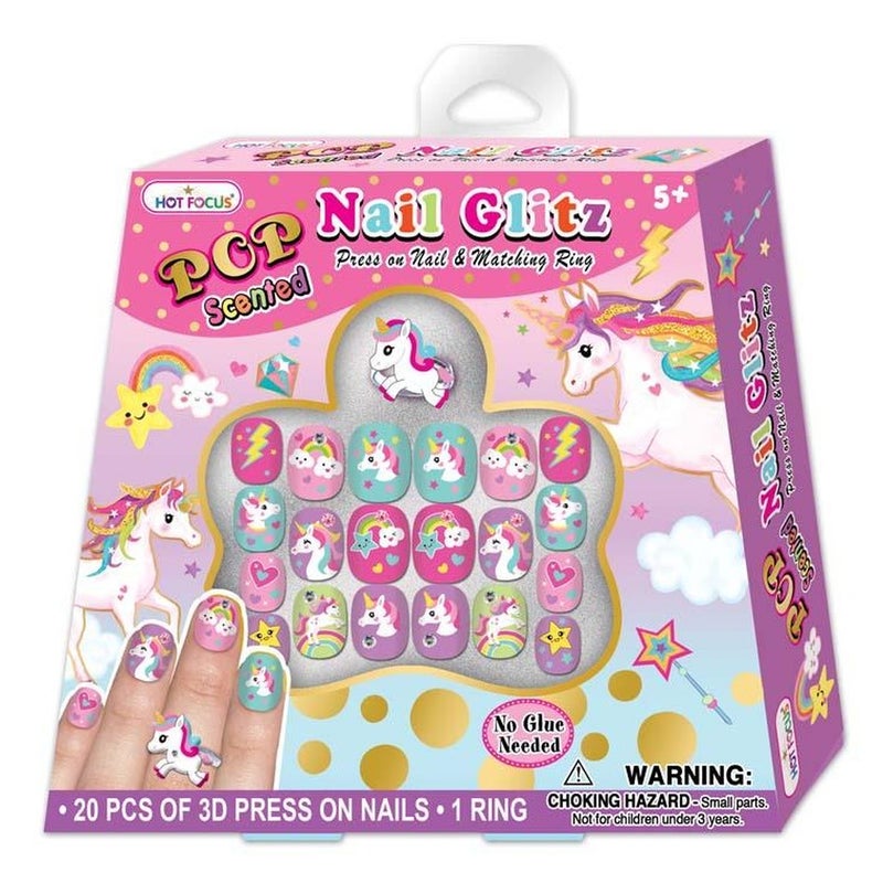 هوت فوكس مجموعة اظافر وحيد القرن السحري المختلفة - 032UC - Image 1