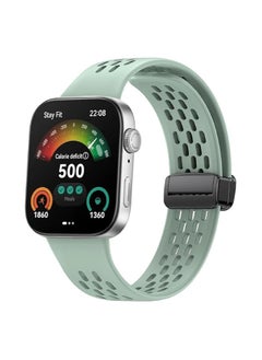 Silicone Band Compatible with Huawei Watch Fit 3 Strap, Soft Sport Replacement Wristband with Magnetic Buckle Compatible for Huawei Fit 3 Smartwatch Fitness Accessories(Matcha green) - pzsku/Z2F5370AF8DD9E01FF16BZ/45/_/1726146461/b6dc3e7c-3e06-4d17-acac-2428a0cccda8