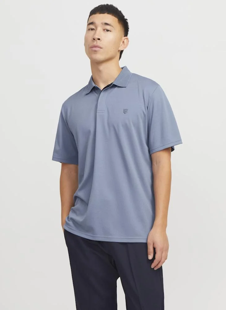 جاك اند جونز Jprccrodney Short Sleeve Polo Shirt