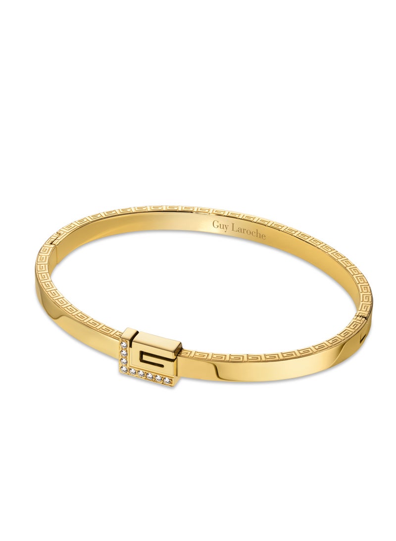 غاي لاروش سوار أودري مطلي بالذهب للنساء - Image 1