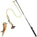 DIBBATU Flirt Pole for Dogs Interactive Chase Toy for Large Medium Small Puppy Dogs - Image 1