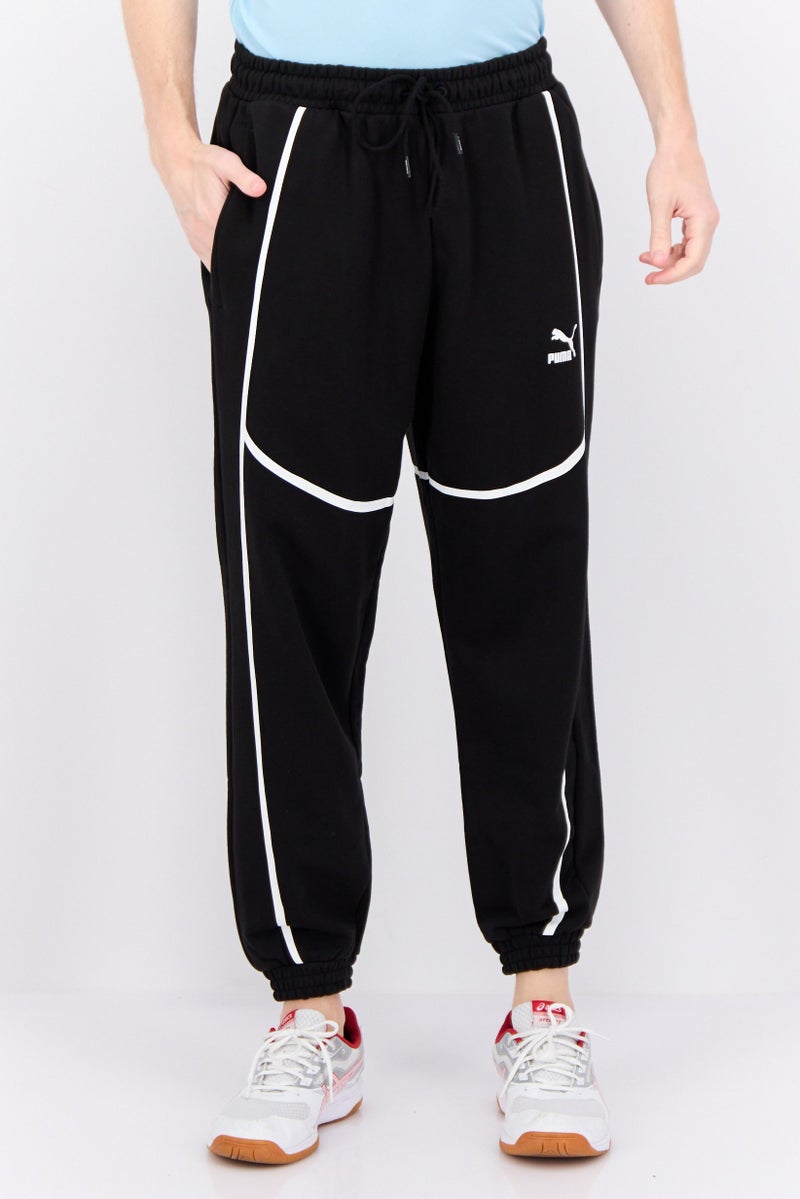PUMA Men Sportwear Fit Outdoor Sweatpants, Black/White  - Image 1