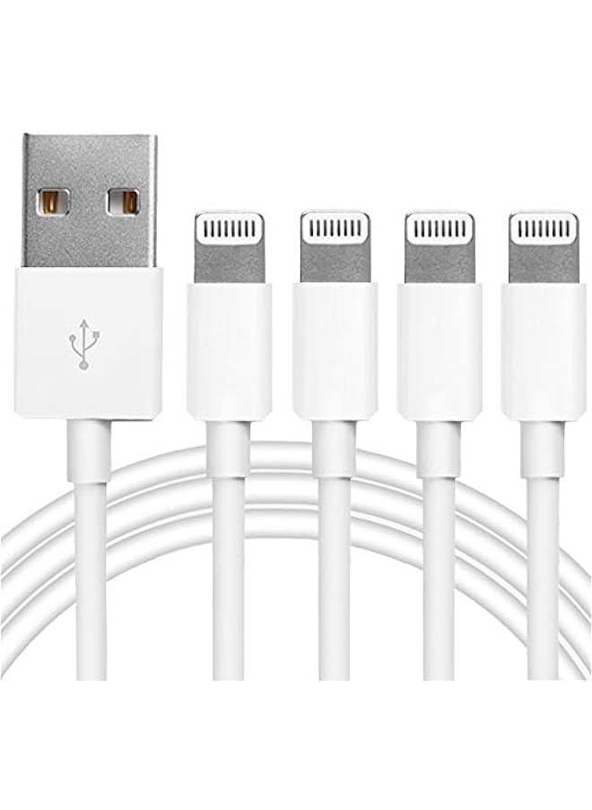Generic 4Pack  Charger Lightning to USB Charging Cable Cord Compatible iPhone 14/13/12/11 Pro/11/XS MAX/XR/8/7/6s Plus,iPad Pro/Air/Mini,iPod Touch  - Image 1