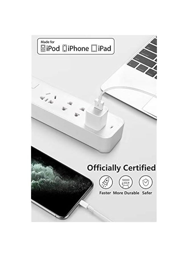 Generic 4Pack  Charger Lightning to USB Charging Cable Cord Compatible iPhone 14/13/12/11 Pro/11/XS MAX/XR/8/7/6s Plus,iPad Pro/Air/Mini,iPod Touch  - Image 2
