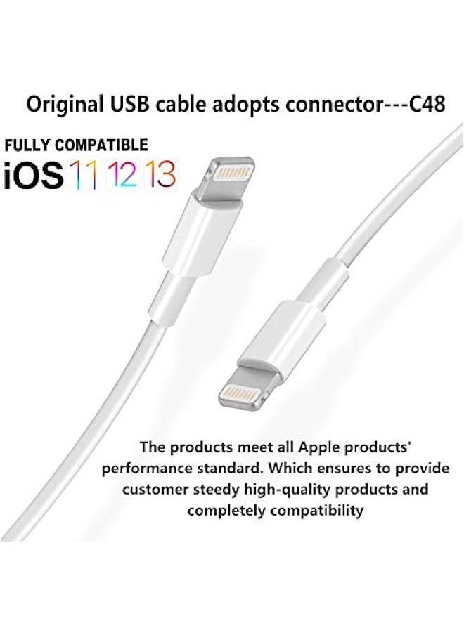 Generic 4Pack  Charger Lightning to USB Charging Cable Cord Compatible iPhone 14/13/12/11 Pro/11/XS MAX/XR/8/7/6s Plus,iPad Pro/Air/Mini,iPod Touch  - Image 4