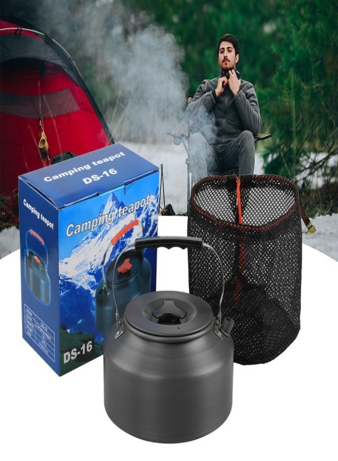 HALIN 1.6L Outdoor Aluminum Camping Kettle – Lightweight Portable Tea & Coffee Pot  - Image 1