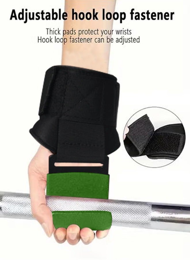 0TO1 TECH Weight Lifting Hooks with Wrist Wraps, Padded Lifting Hooks for Men and Women, High-Grade Gard Pull Lifting Straps, Pull-Up Lifting Gloves - Image 2