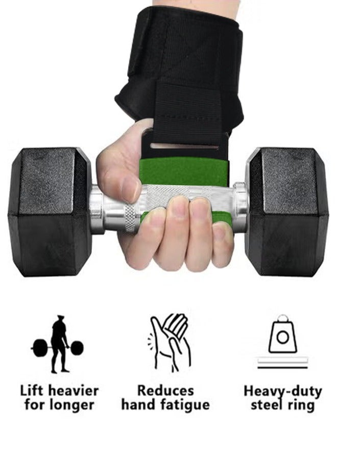 0TO1 TECH Weight Lifting Hooks with Wrist Wraps, Padded Lifting Hooks for Men and Women, High-Grade Gard Pull Lifting Straps, Pull-Up Lifting Gloves - Image 4