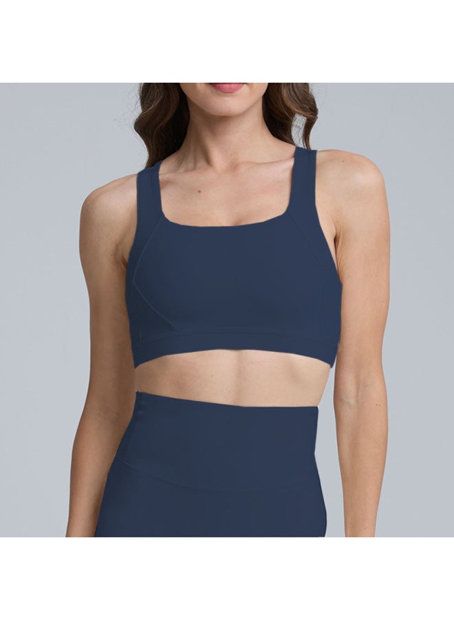 Tight-fitting Shock-proof Yoga Vest, High-intensity Pilates Running Bra With Chest Pads, Outdoor Fitness Sports Bra