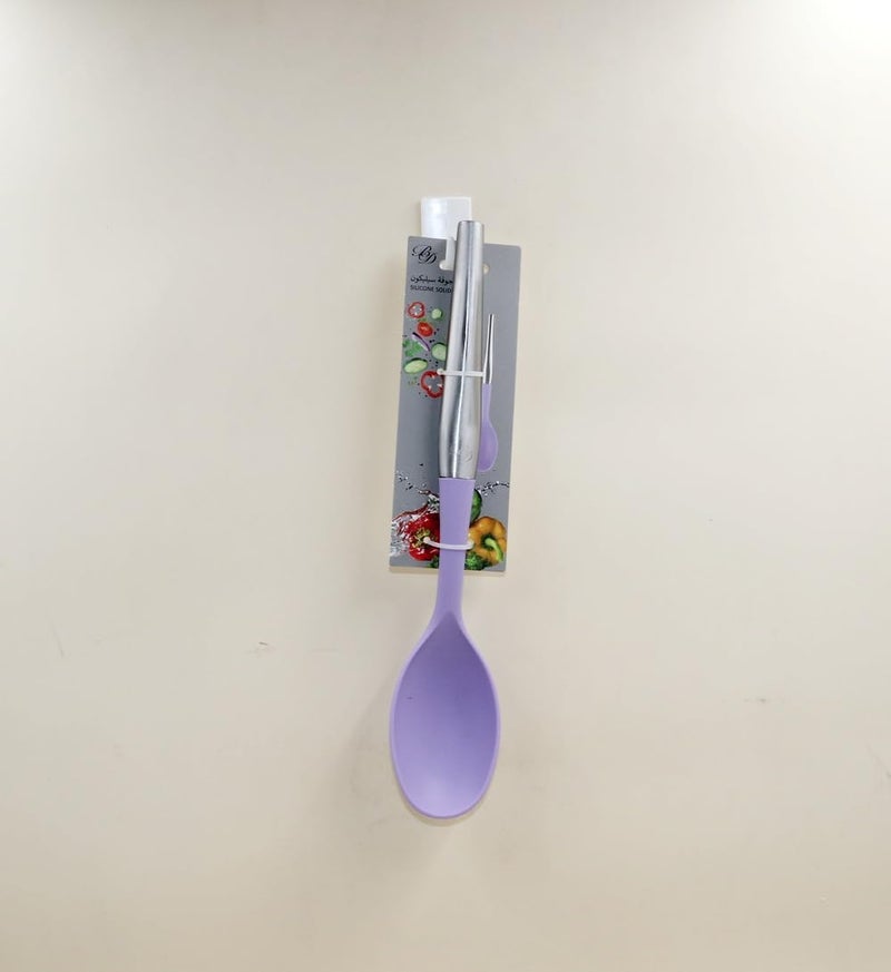 B&D Silicone Serving Spoon, Purple Kitchen Utensil