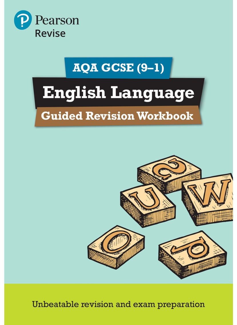Pearson REVISE AQA GCSE English Language Guided Revision Workbook: For 2025 and 2026 assessments and exams 
