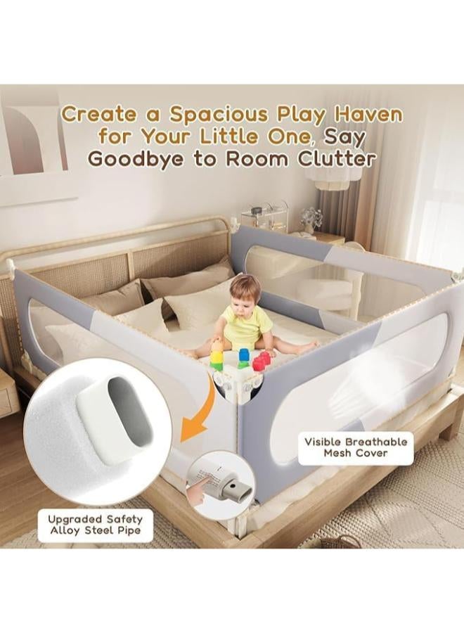 Extra Long Safety Bed Rail for Toddlers with Dual-Child Lock - Image 3