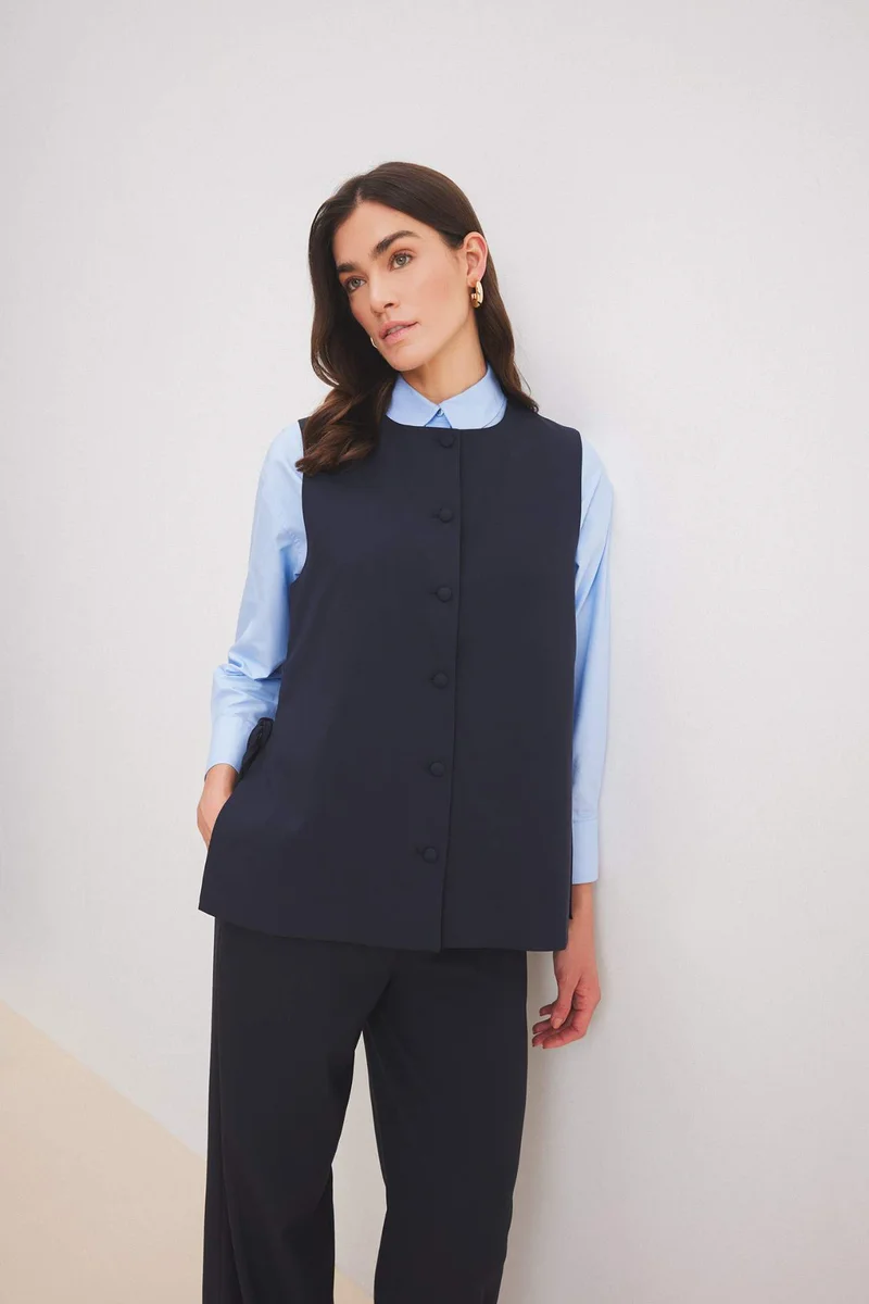 ديفاكتو V-Neck Vest