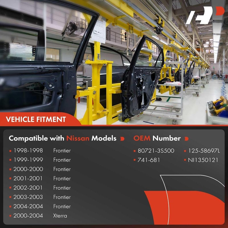 A-Premium Power Window Regulator with Motor for Nissan Frontier 1998-2004 and Xterra 2000-2004 - Front Left Driver Side - Image 3