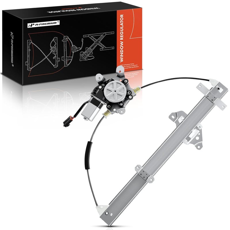 A-Premium Power Window Regulator with Motor for Nissan Frontier 1998-2004 and Xterra 2000-2004 - Front Left Driver Side - Image 1