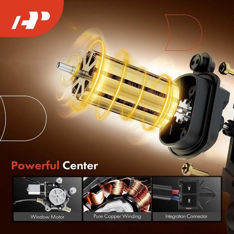 A-Premium Power Window Regulator with Motor for Nissan Frontier 1998-2004 and Xterra 2000-2004 - Front Left Driver Side - Image 4