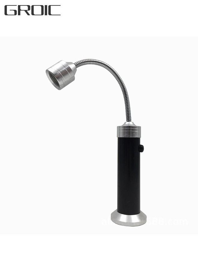 GROIC - Magnetic Base Super-Bright LED Lights 360 Degree Flexible Gooseneck Flashlisht, Weather Resistant Portable Outdoor Light for BBQ,Reading,Camping,Hiking and Emergency - Image 1