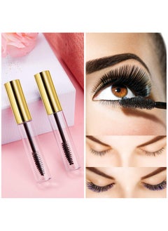 Patelai 25 Pieces 10 ml Empty Mascara Tubes Wand Empty Eyelash Bottle Clear Refillable Mascara Container with 4 Pieces Funnels Transfer Pipettes for Castor Oil and DIY Cosmetics(Gold)  - Image 4