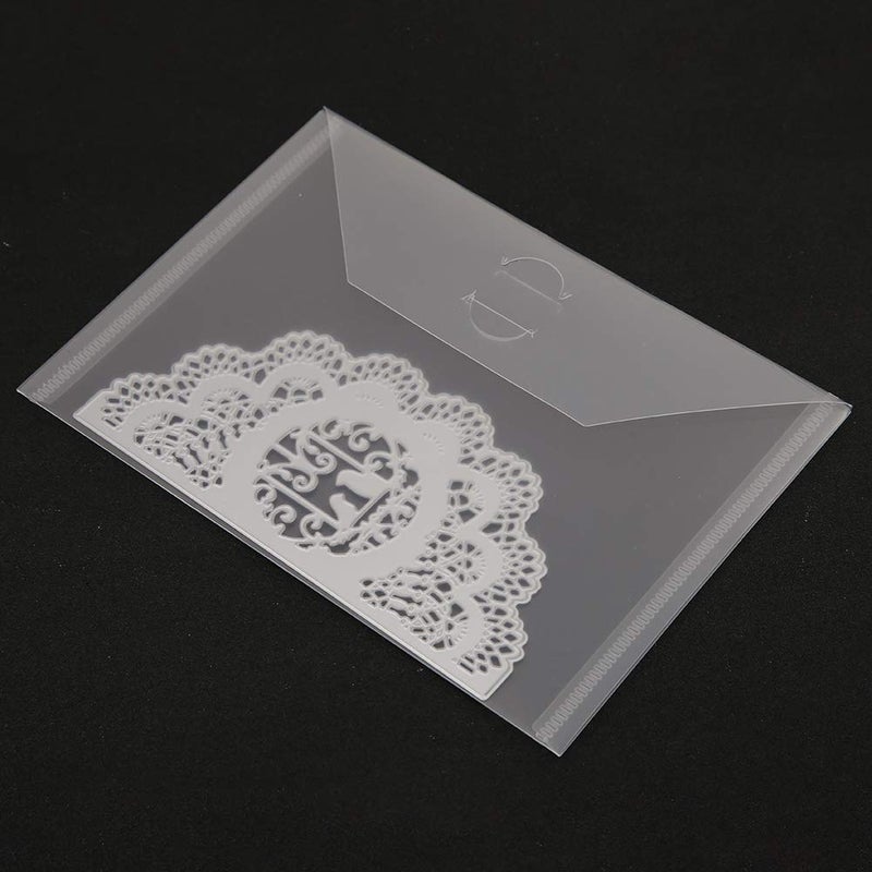 Briartw Large Stamp & Die Storage Pockets Resealable Clear Plastic Seal Bags Storage Case for Cutting Dies Stencil Album Stamp Crafts for DIY Scrapbooking Paper Card Craft Cutting Dies for Card Making - Image 4
