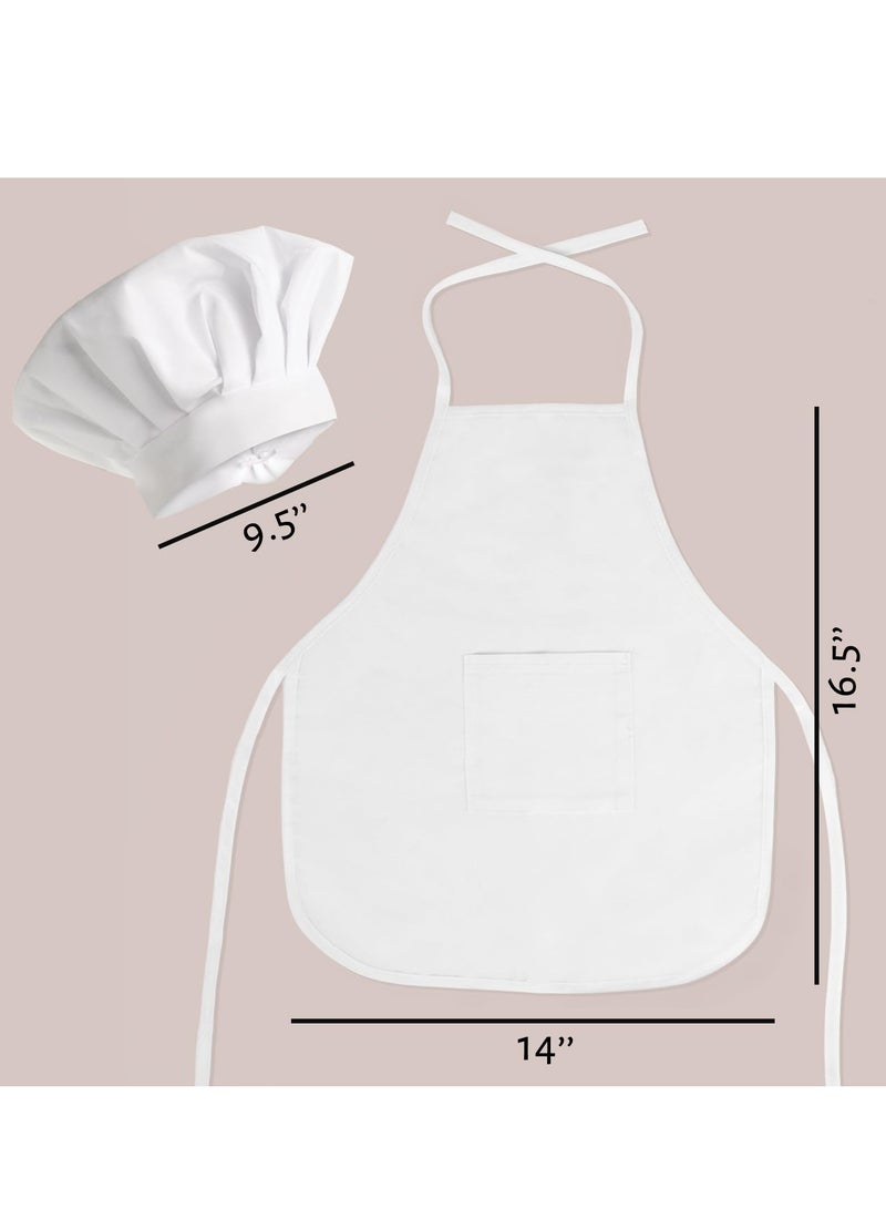 2PCS Baby Chef Outfits, Baby Photography Prop Baby Photo Outfit Baby Chef Costume Chef Hat Apron - Image 2